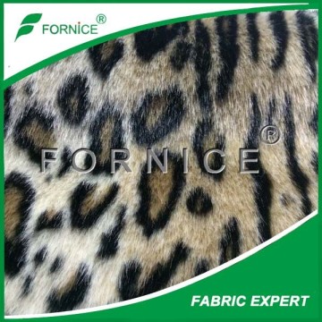 fake jcaquard animal fur plush fabric