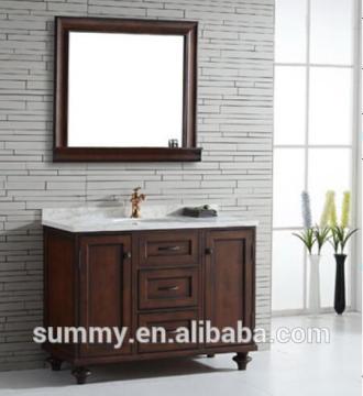 Cheap single chinese bathroom vanity exported to Italian