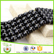 11x12mm coconut copper cylinder gold filled beads wholesale