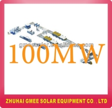100MW photovoltaic crystalline modules production line