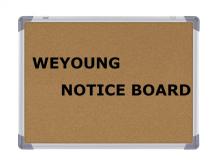 Large Wall Mounted Message Cork Board for Office
