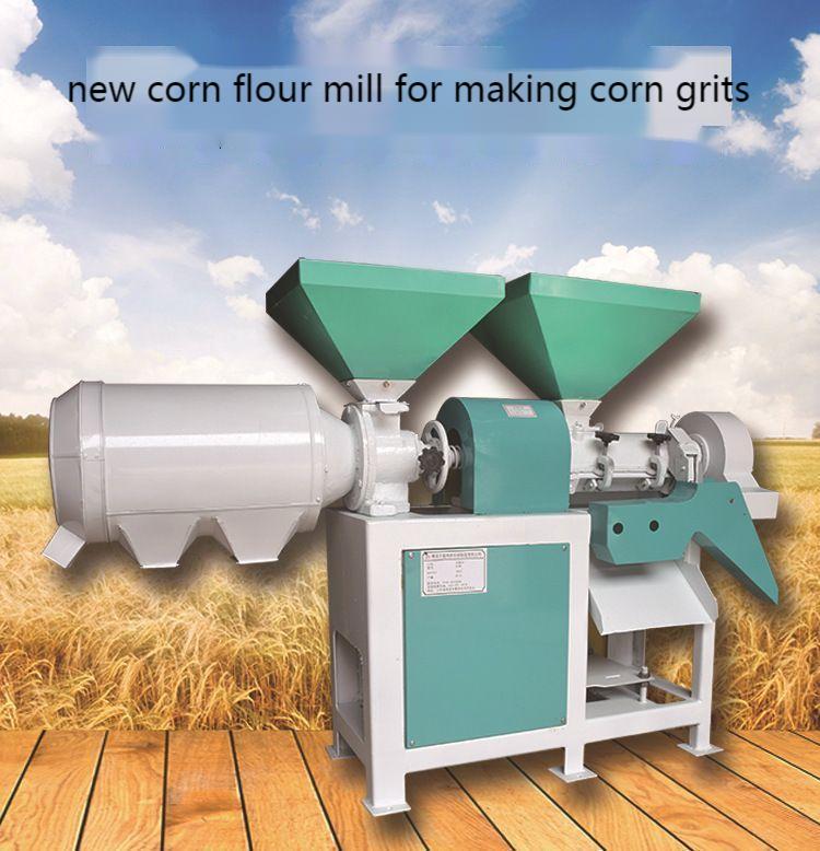 Cheap 3 Output Sizes Maize Processing Machine Corn Milling Machine Maize Grit Making Machine