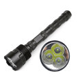 1000000 LUMENS 3 XML-T6 LED-laddningsbara drivrutinens ficklampa