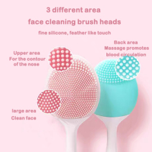 Silicone Facial Cleansing Brush Head for Electric Toothbrush Replacement