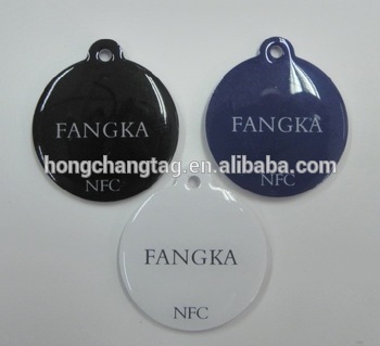 Waterproof RFID irregular shaped epoxy credit card / tag