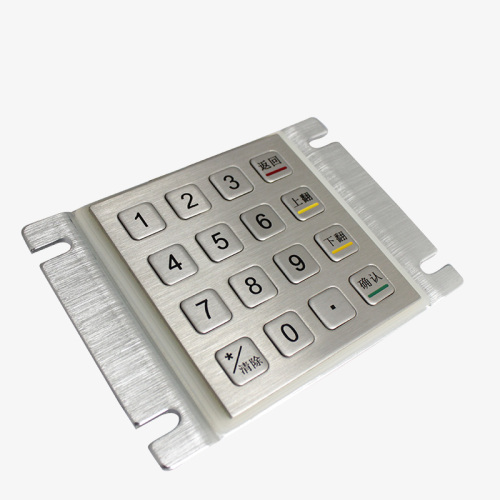 Keypad nomer anti banyu anti banyu kanggo terminal Kiosk Service Service Umum