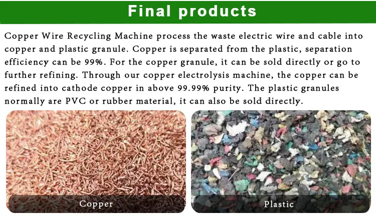 Automatic Scrap Cable Wire Stripping Machine Copper Wire Stripper Copper Rice Machine