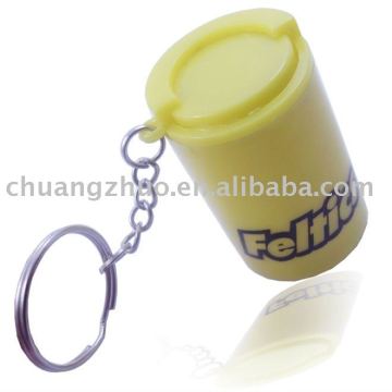 Plastic Coin Key Holder
