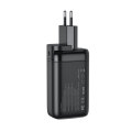 Chargeur mural rapide GaN PD QC3.0 65 W