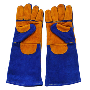Длинные двойные защитные перчатки с защитой от перегрева Palm Cowhide