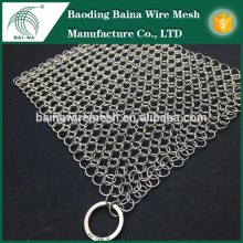 Customized Company logo on the chainmail scrubbers