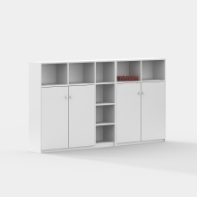 Modern Open Style Wooden Office Furniture Manager File Cabinet