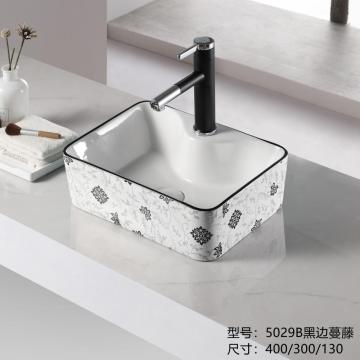 counter top ceramic hand wash art basin
