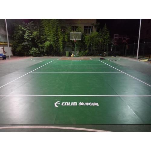 Lantai Basket Olahraga PVC Luar Ruangan