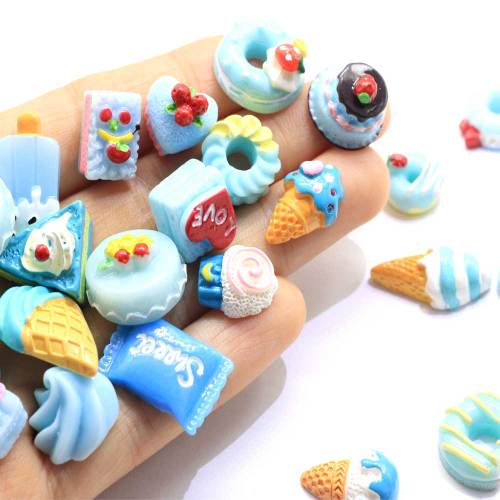 100 Pcs / Lot Cabochons à dos plat Pastel aléatoire paquet de mélange aléatoire résine ornement à dos plat embellissements fournitures de Scrapbooking