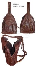 leather backpack