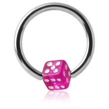 Surgical Steel Ball Closure with UV Dice
