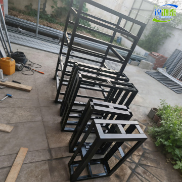 Heavy Duty Welded Steel Equipment Frame Industrial Setup