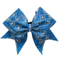 Ukhuphiswano lwe-glitter cheer bows