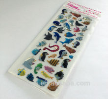 crystal drops of plastic , clear epoxy sticker