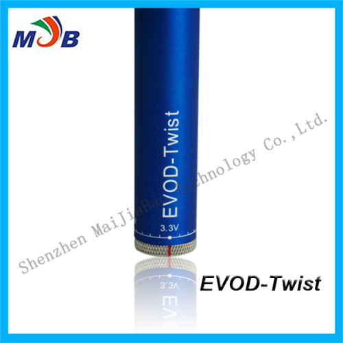 most safe and health E cigarettes evod-twist variable voltage battery