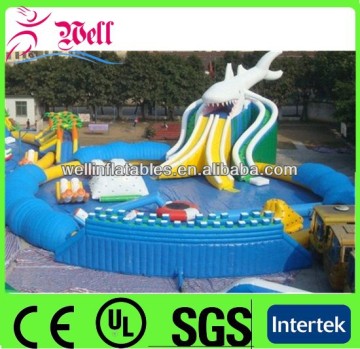 inflatable water park slide pool / inflatable water slide park / inflatable water park\slide\pool combo