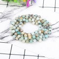 Collier sans fin en pierres naturelles d&#39;Amazonite