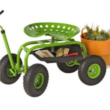 Garden Cart Rolling Work Seat