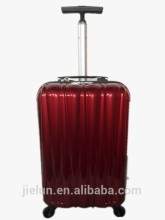 ABS PC luggage Zip luggage Cabin size suitcase Cosmetics rolling caseWheel case