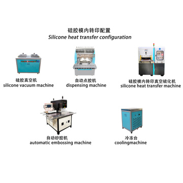 multifunction silicone heat transfer pressing machine emboss