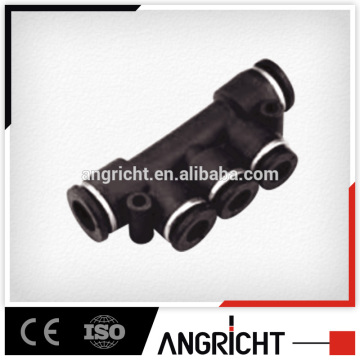 A115(PKG) 5 holes Plastic Pneumatic Multiple Push In Air Hose Fitting