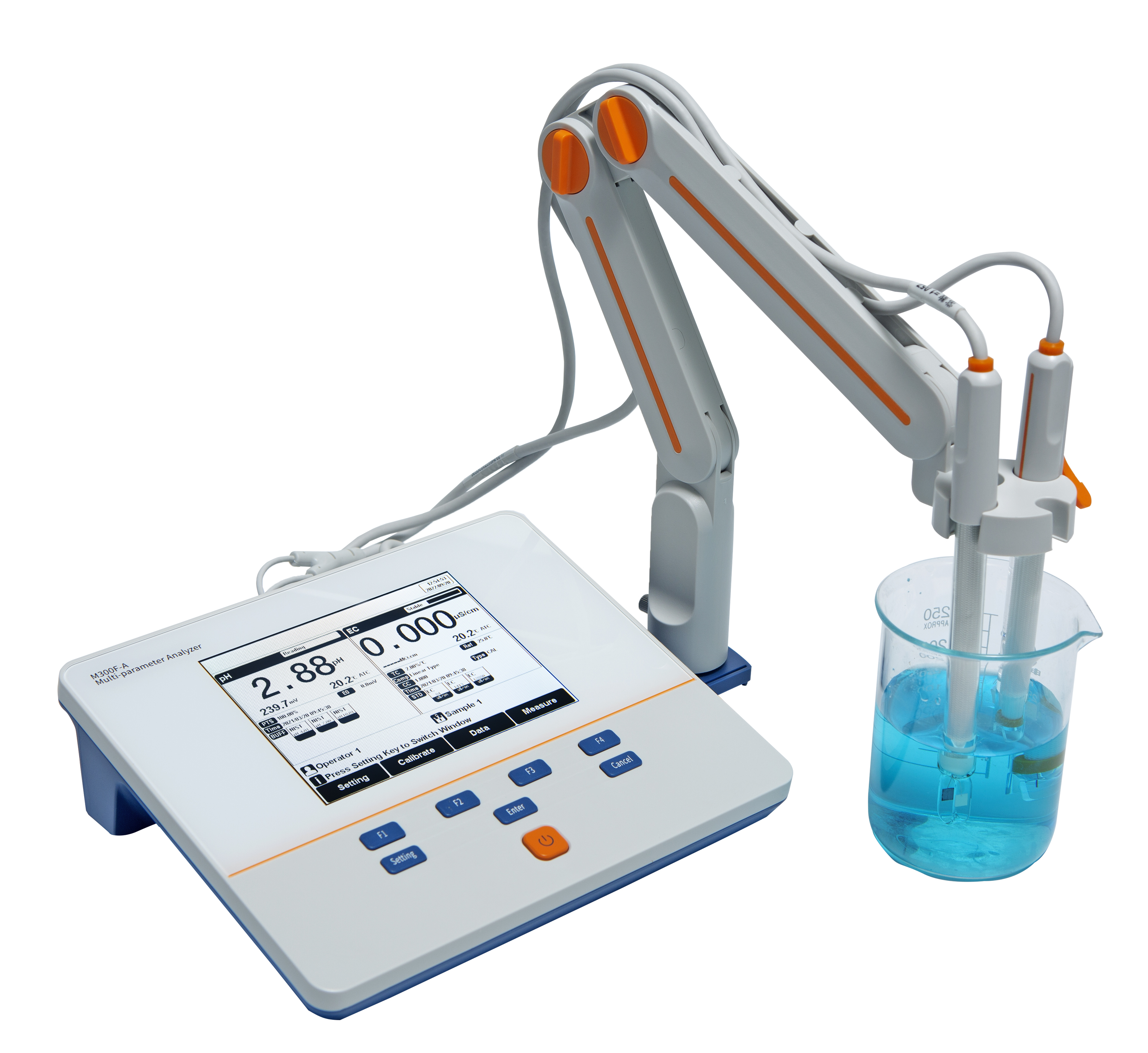 Laboratory DO meter detector water quality analyzer ion test PH TDS PX test Multi parameter analyzer