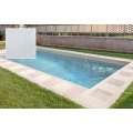 Piscina de mosaico de vidrio blanco Artesanía de decoración fundida