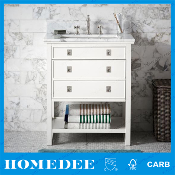 Single Sink Bamboo Bathroom Vanity Bathroom Vantiy Sink For Sale