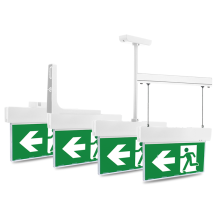 Changeable Legends IP40 Waterproof Vintage Running Man Enamel LED Emergency Exit Sign