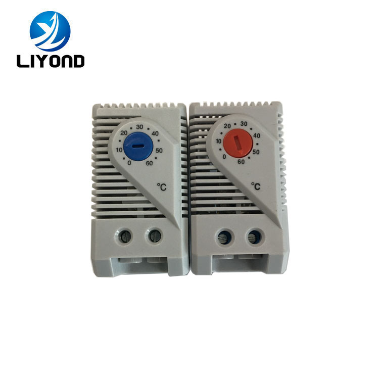 Temperature Controller 0-60 Degree Small Compact Thermostat for Switchgear