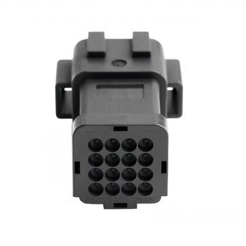 16 Way Black Male Housing Electrical ITT Series Connector
