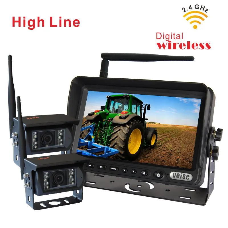 Digital Wireless Monitor Camera System for Forklifts, Buses and Trucks