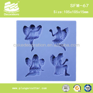 Angels Silicone fondant craft mould/maker