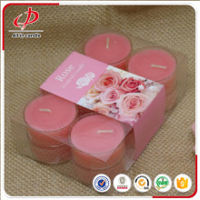 scented colorful tea light candle