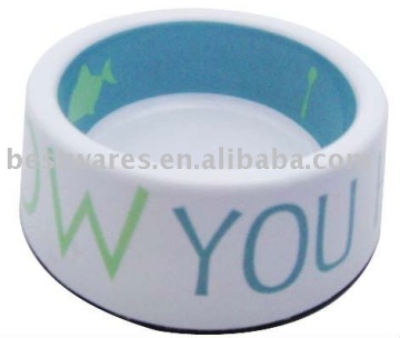 Environmental new customized design melamine dog food bowl