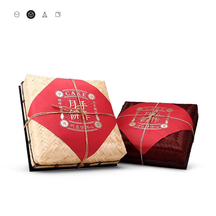 Tianhui mooncake packaging luxury mooncake box mooncake wooden bamboo box