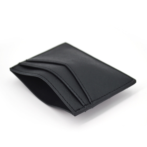 New Arrive Pu Saffiano Leather Business Card Holder