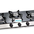 3 queimadores a gás GLP Cooktop