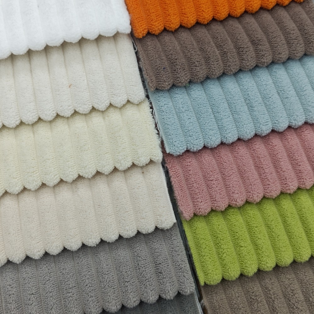 Tecido de veludo macio para sofá Soft Corduroy Fabric for Sofa