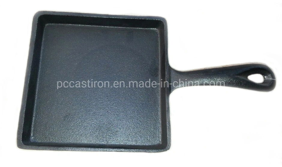 Cast Iron Mini Frypan with Square Shape