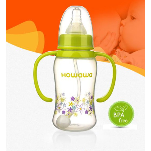 Bouteille d&#39;alimentation de lait du bébé pp de 5oz avec la poignée