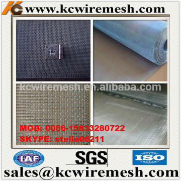 Factory!!!!!!!!!! KangChen Black Epoxy Open edge Window/Doors Aluminium Wire Mesh