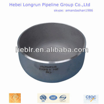 End Cap ASME B16.9 CS BW pipe fitting