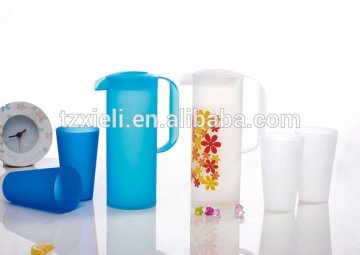 Plastic Water Kettle Juice Jug With Cups Water Jug Plastic Kettle With Handle